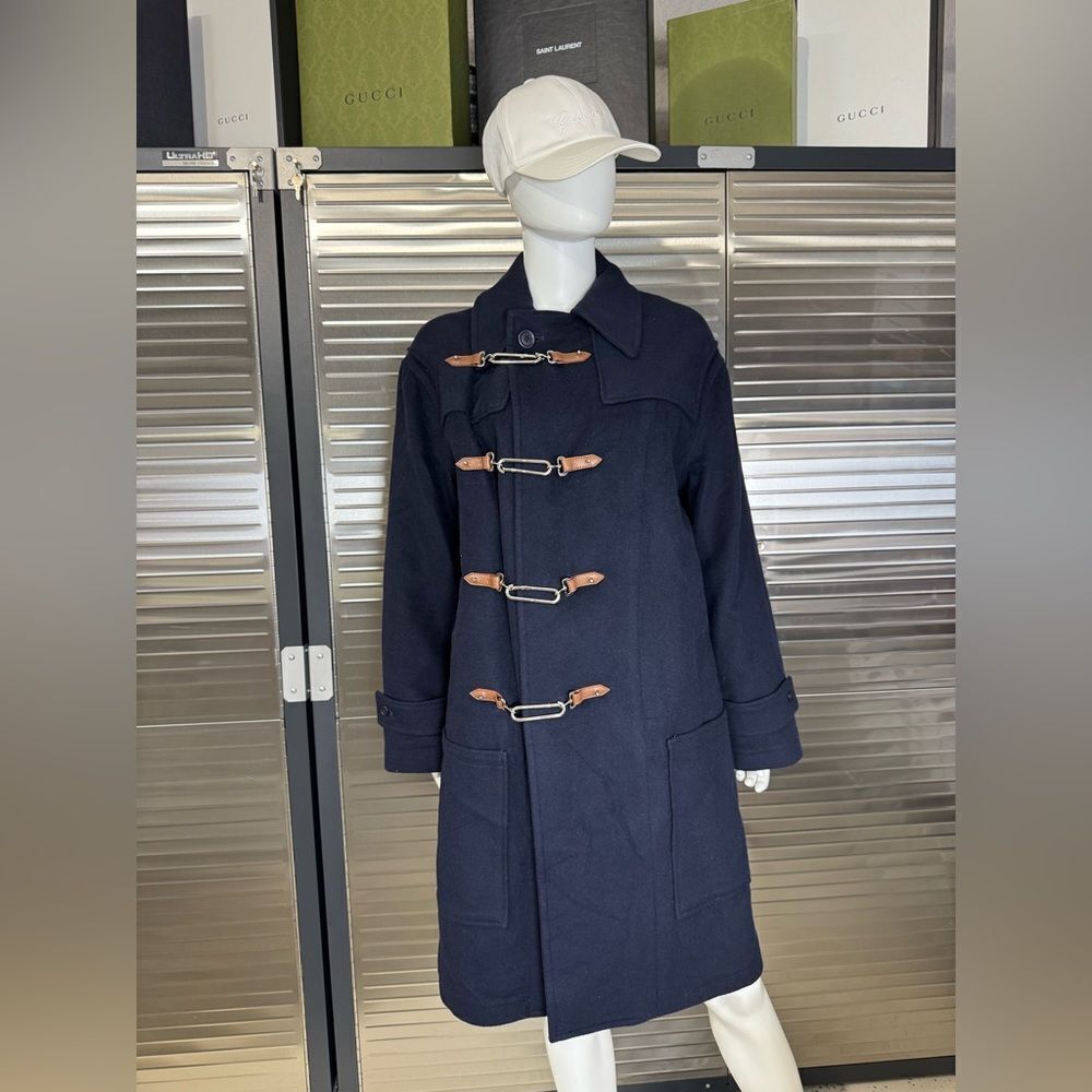 RALPH LAUREN Purple Label Fintona Wool Toggle Buckle Coat Size 4